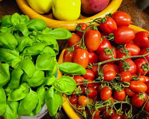 healthy colorful mediterranean food for vascular wellness